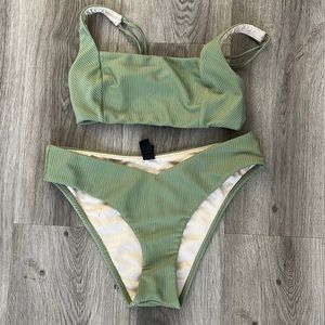 PacSun Olive Green Small swim suit